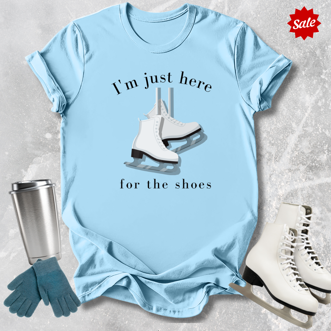 Just Here for the Shoes Kids T‑Shirt
