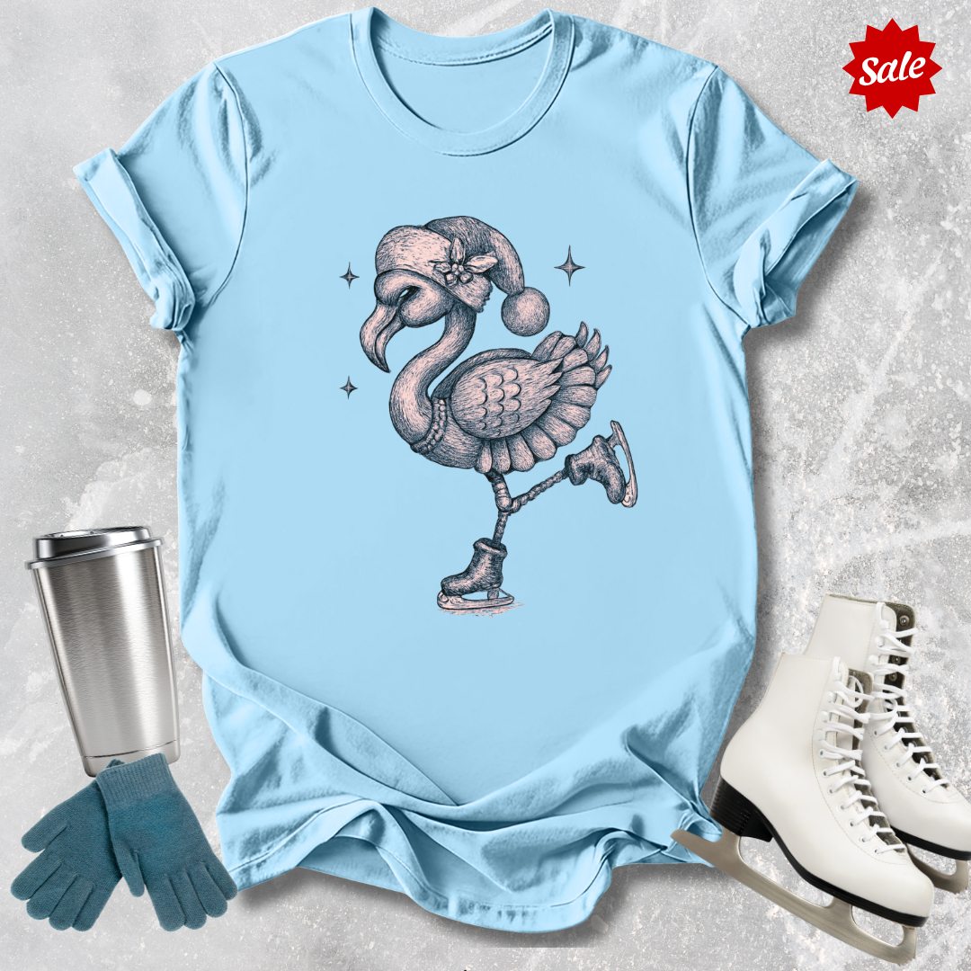 Skating Flamingo Kids T-Shirt