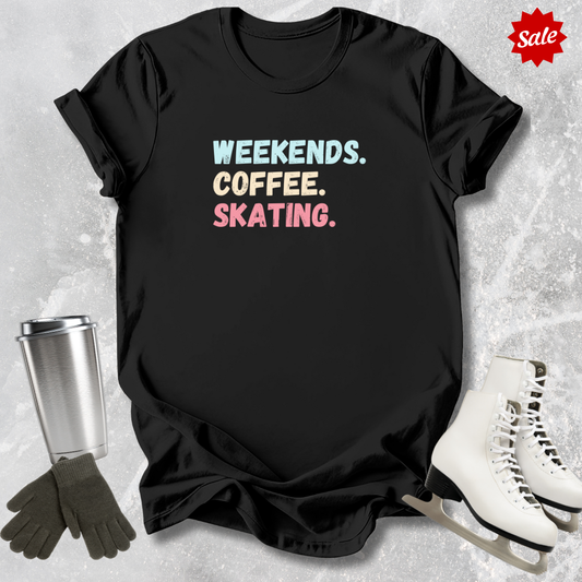 Weekends Coffee Skating T-Shirt