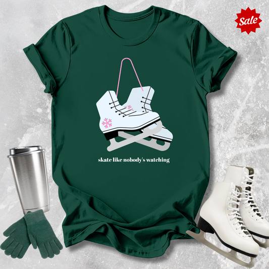 Skate Like Nobodyβs Watching T-Shirt