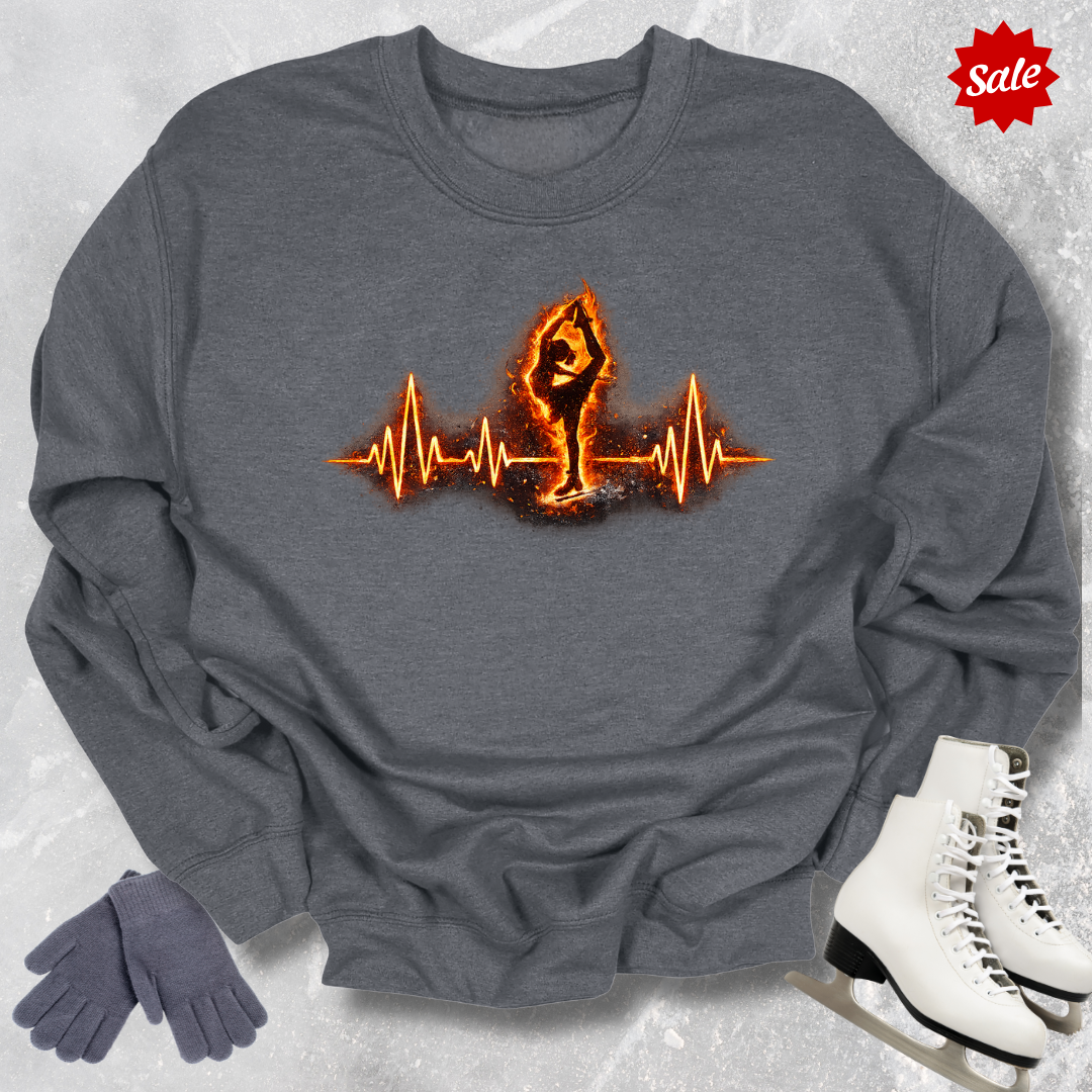 Skater Heartbeat Kids Sweatshirt