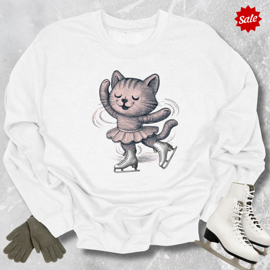 Skating Kitten Sweatshirt