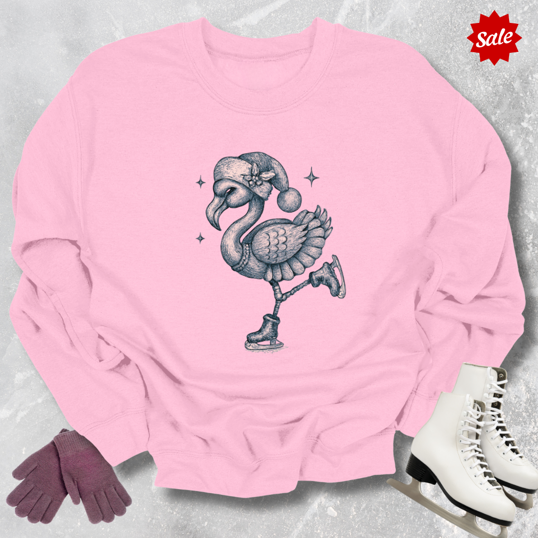 Skating Flamingo Sweatshirt
