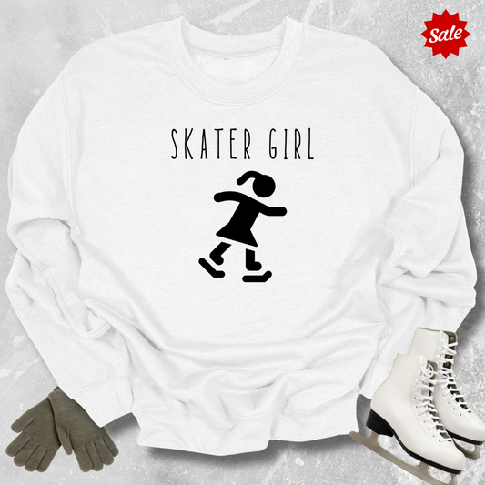 Skater Girl Kids Sweatshirt