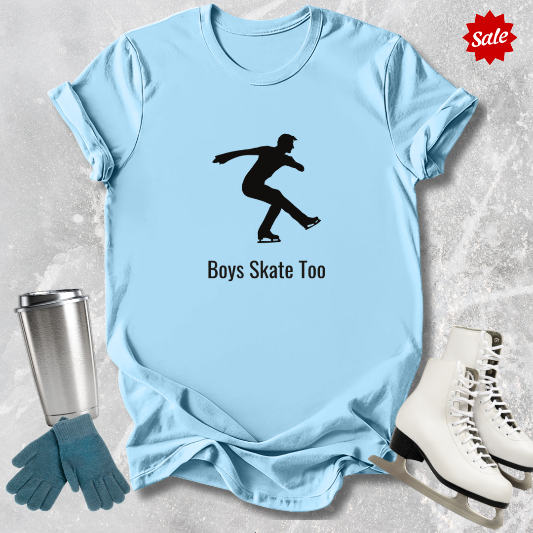 Boys Skate Too Kids T-Shirt