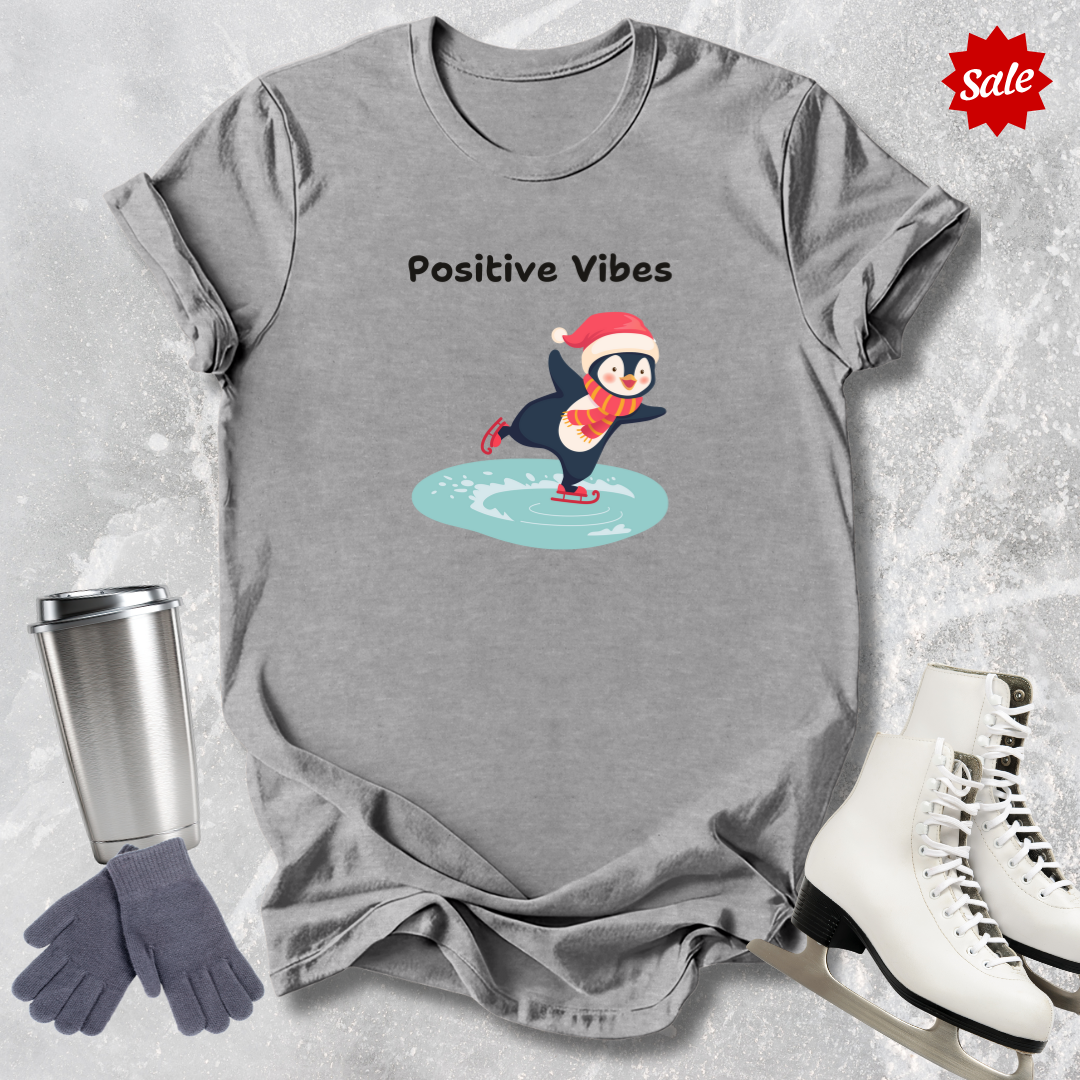 Positive Vibes Penguin T-Shirt