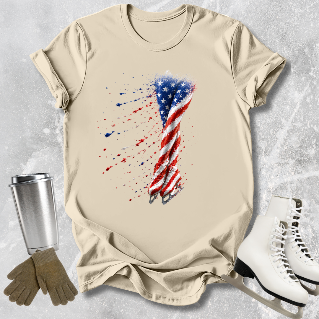 American Flag Jump T-Shirt