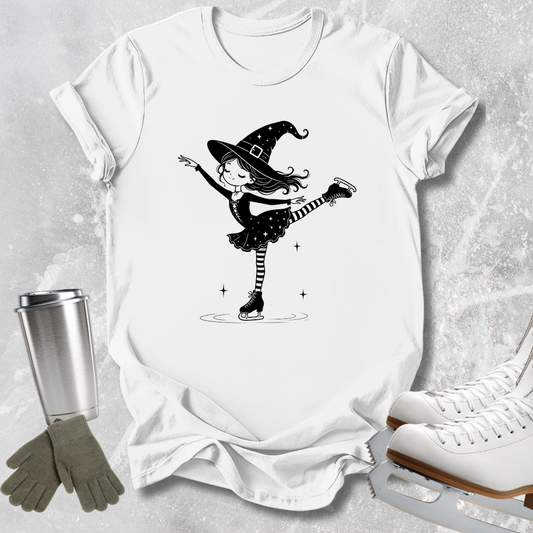 Cute Witch Skater Kids T-Shirt