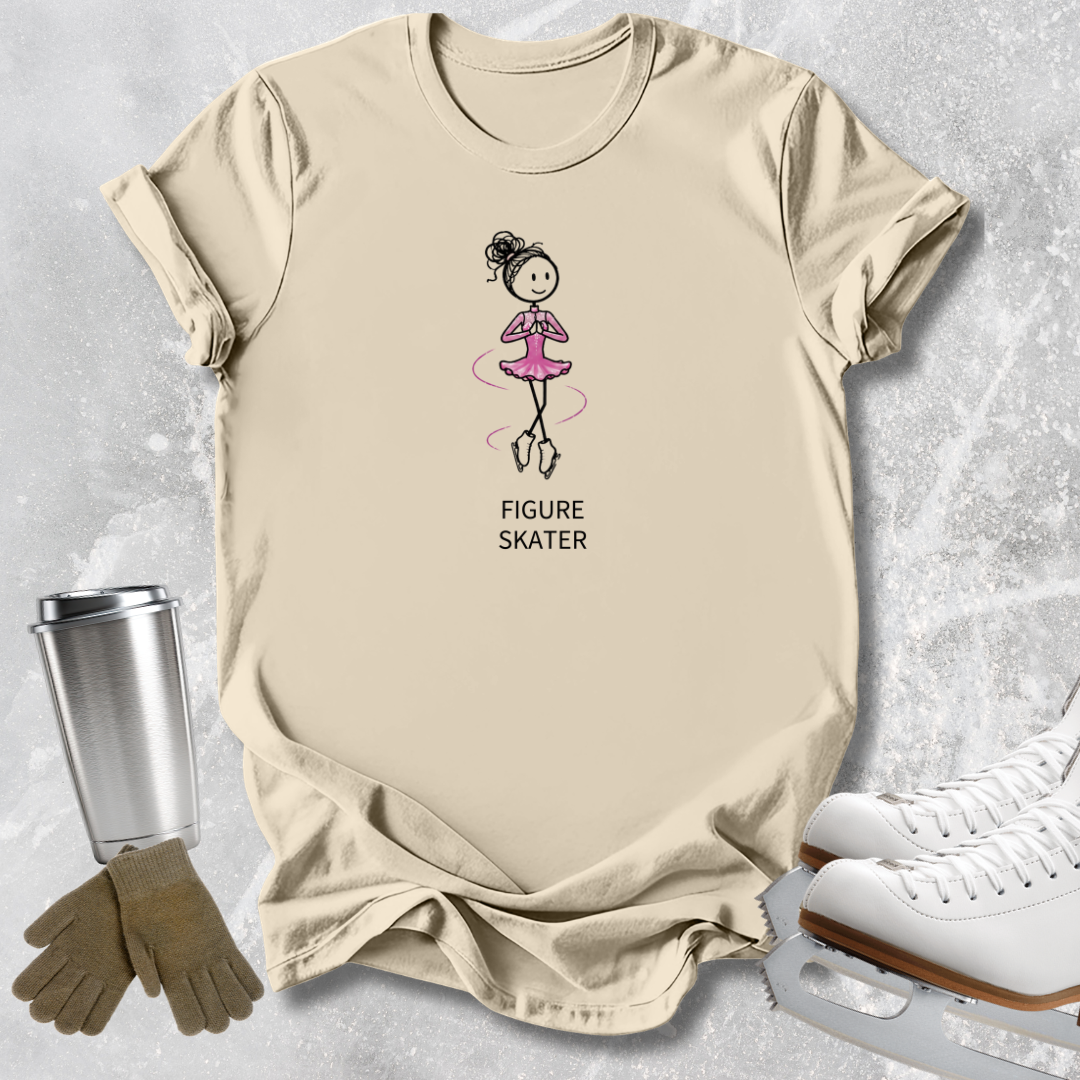 Figure Skater Sketch T-Shirt