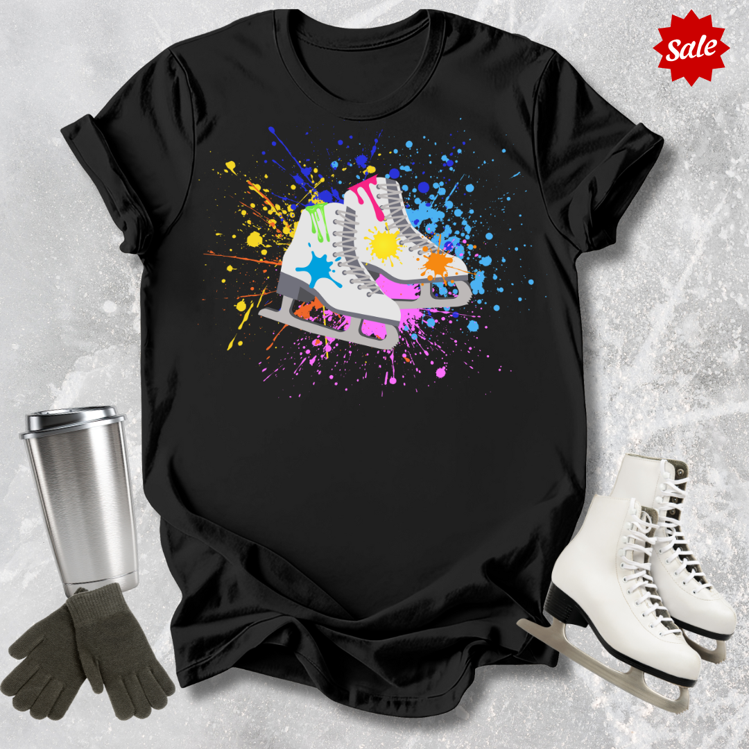 Paint Splatter Skates T-Shirt