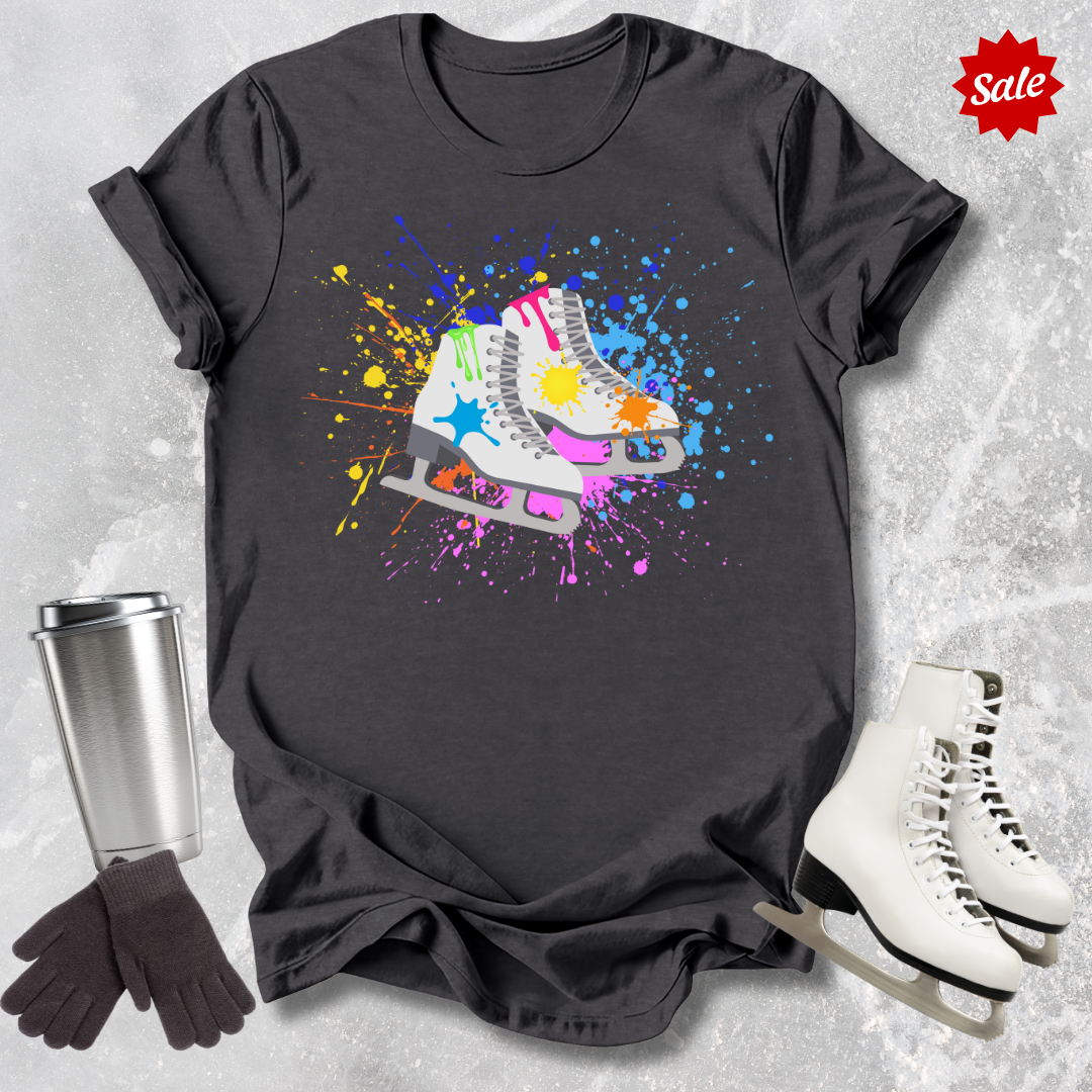 Paint Splatter Skates T-Shirt