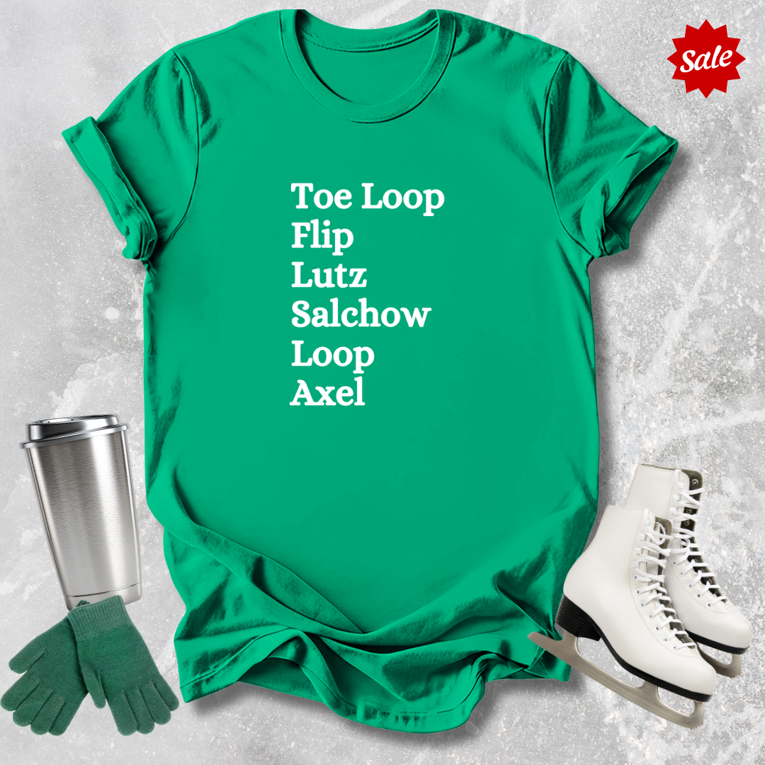 Skating Jumps Kids T‑Shirt