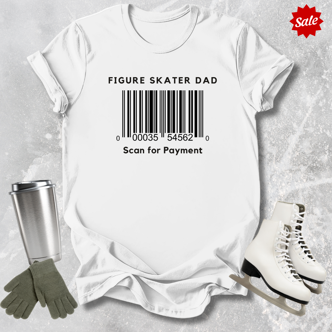 Skater Dad Scan for Payment T-Shirt