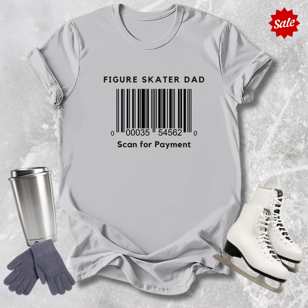 Skater Dad Scan for Payment T-Shirt