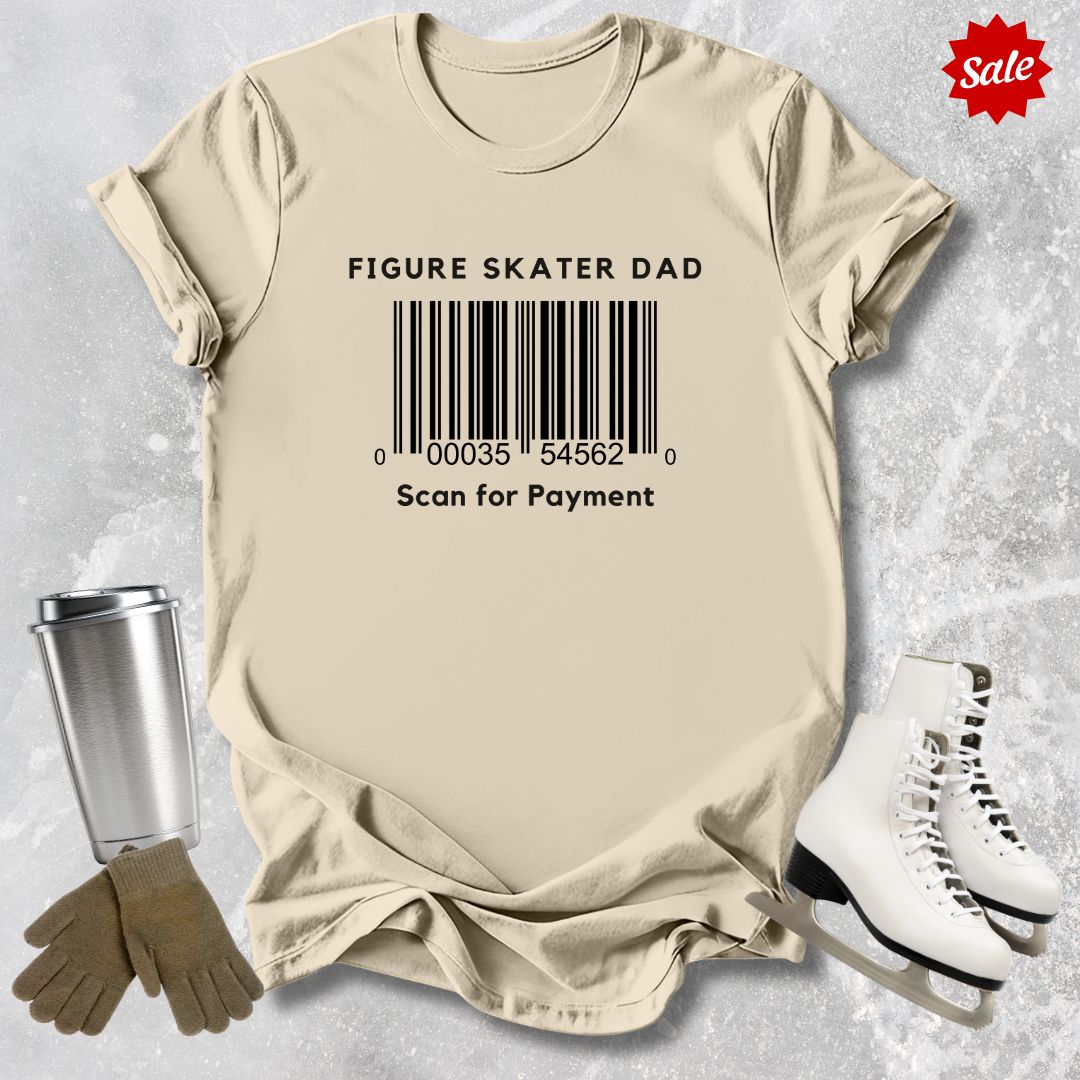 Skater Dad Scan for Payment T-Shirt