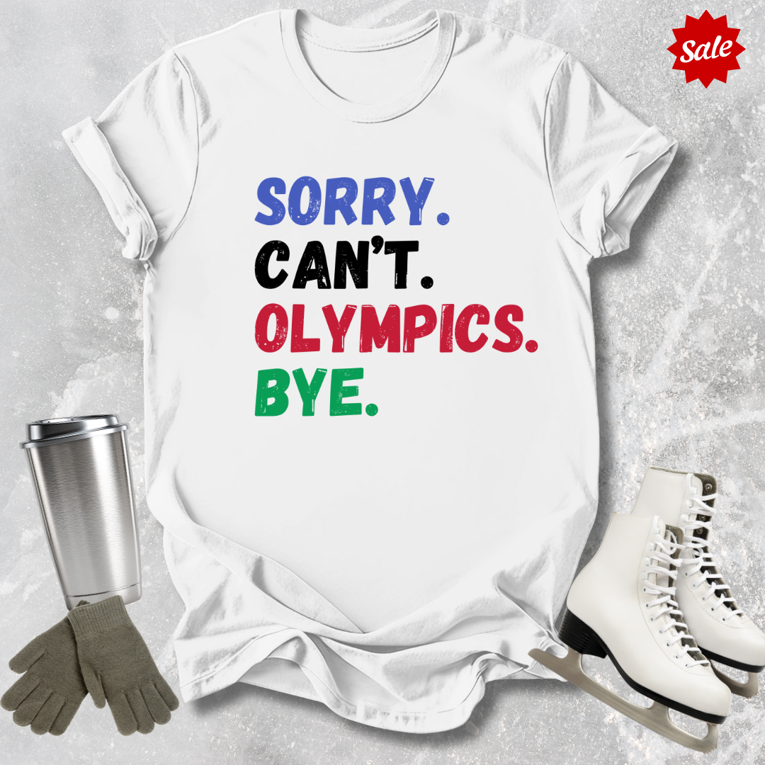 Sorry Can’t Olympics Bye Kids Shirt
