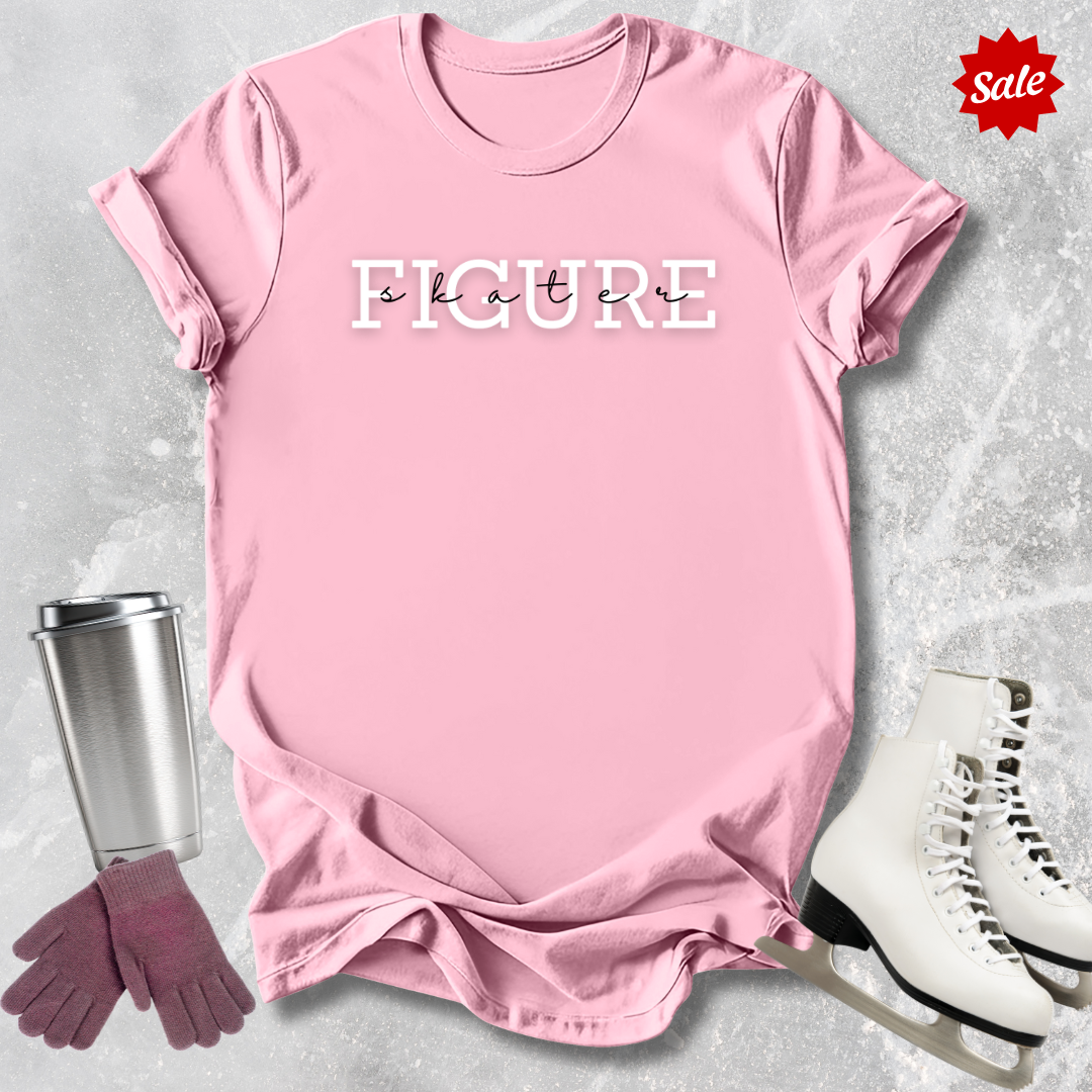Figure Skater Script T-Shirt