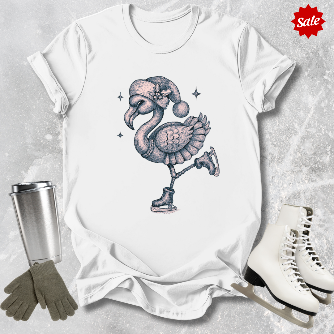 Skating Flamingo Kids T-Shirt