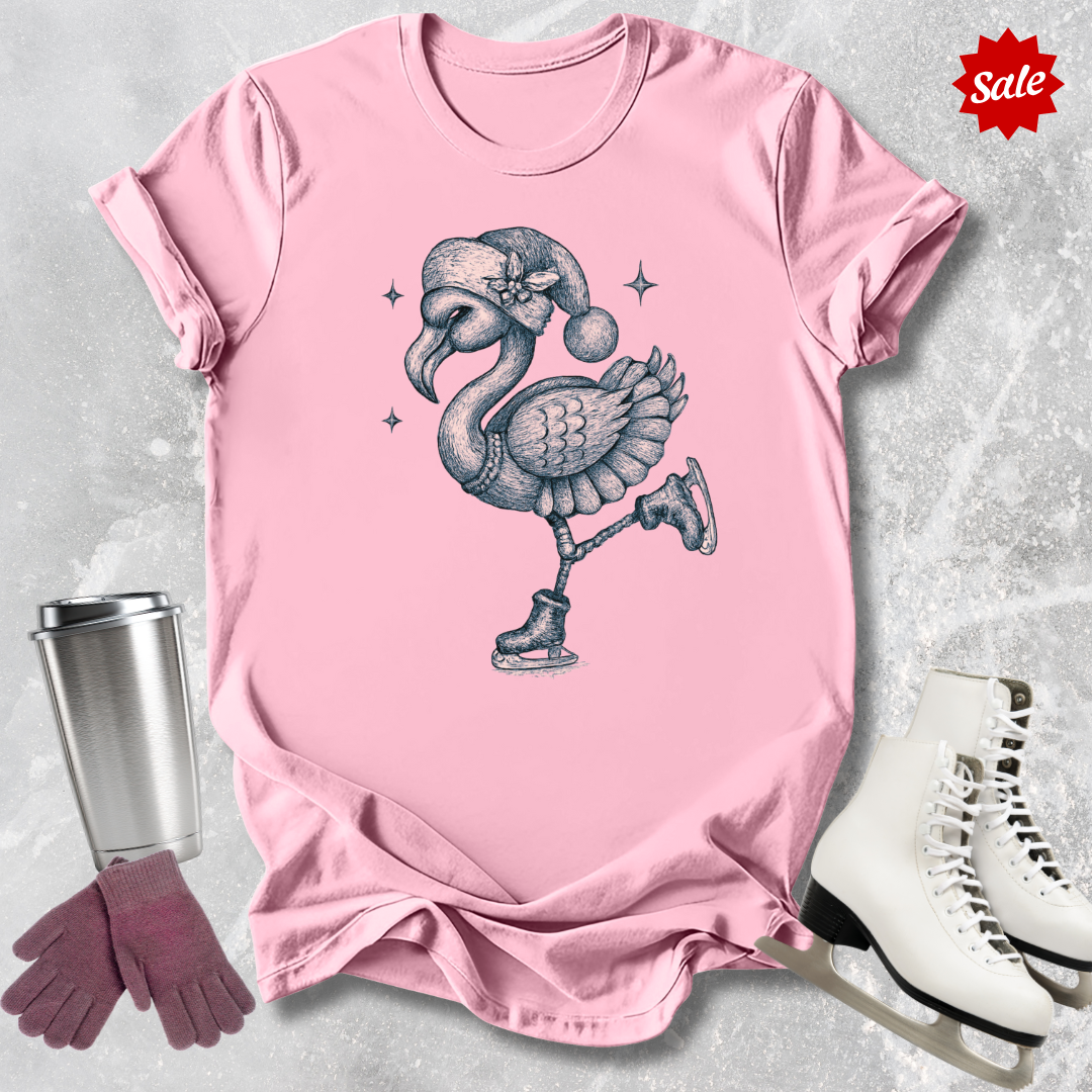 Skating Flamingo Kids T-Shirt
