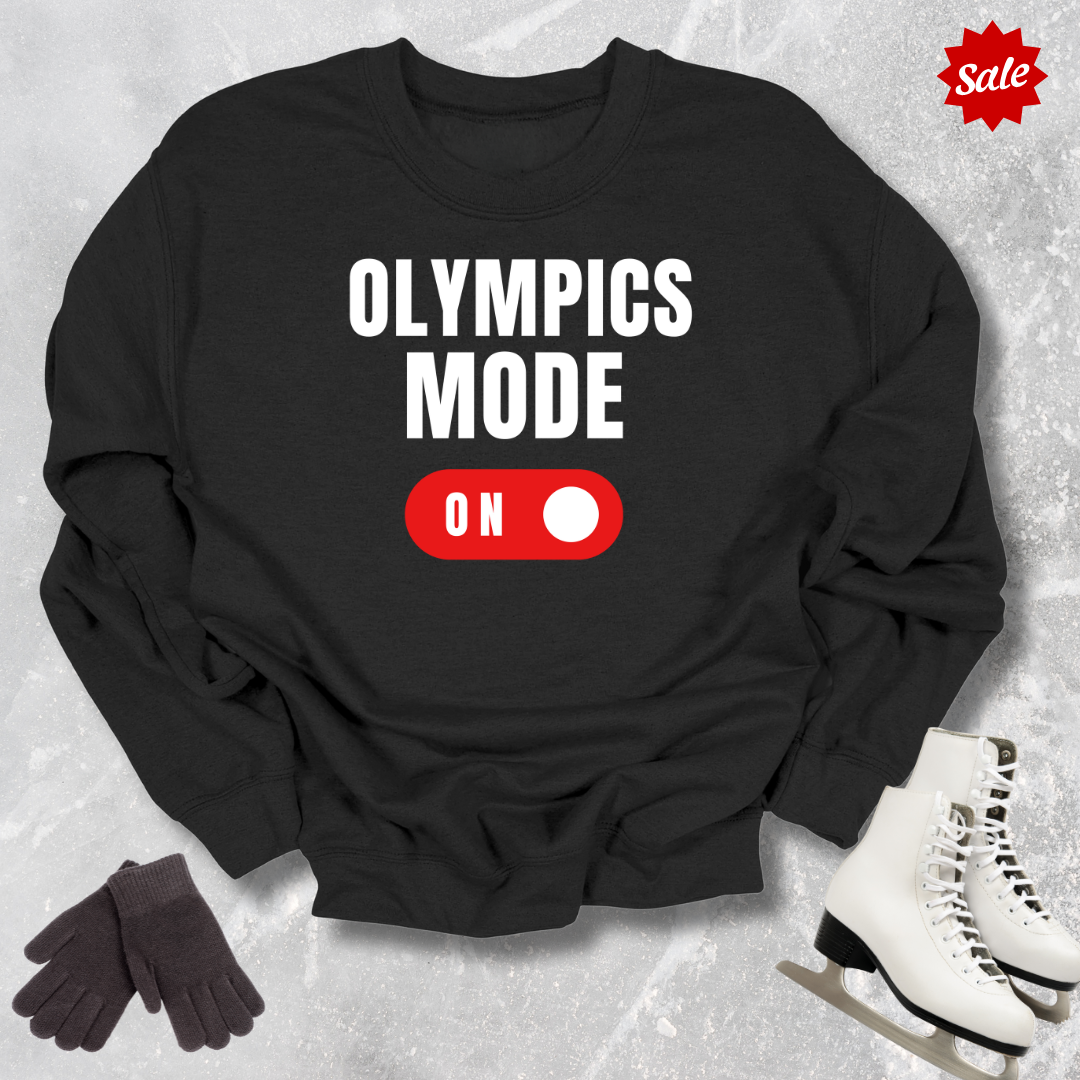 Olympics Mode On Kids Sweatshirt