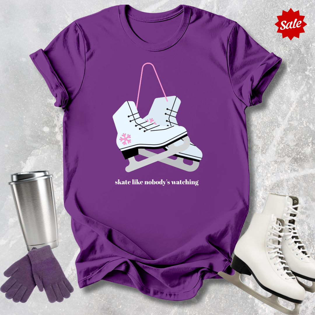 Skate Like Nobody's Watching Kids T-Shirt