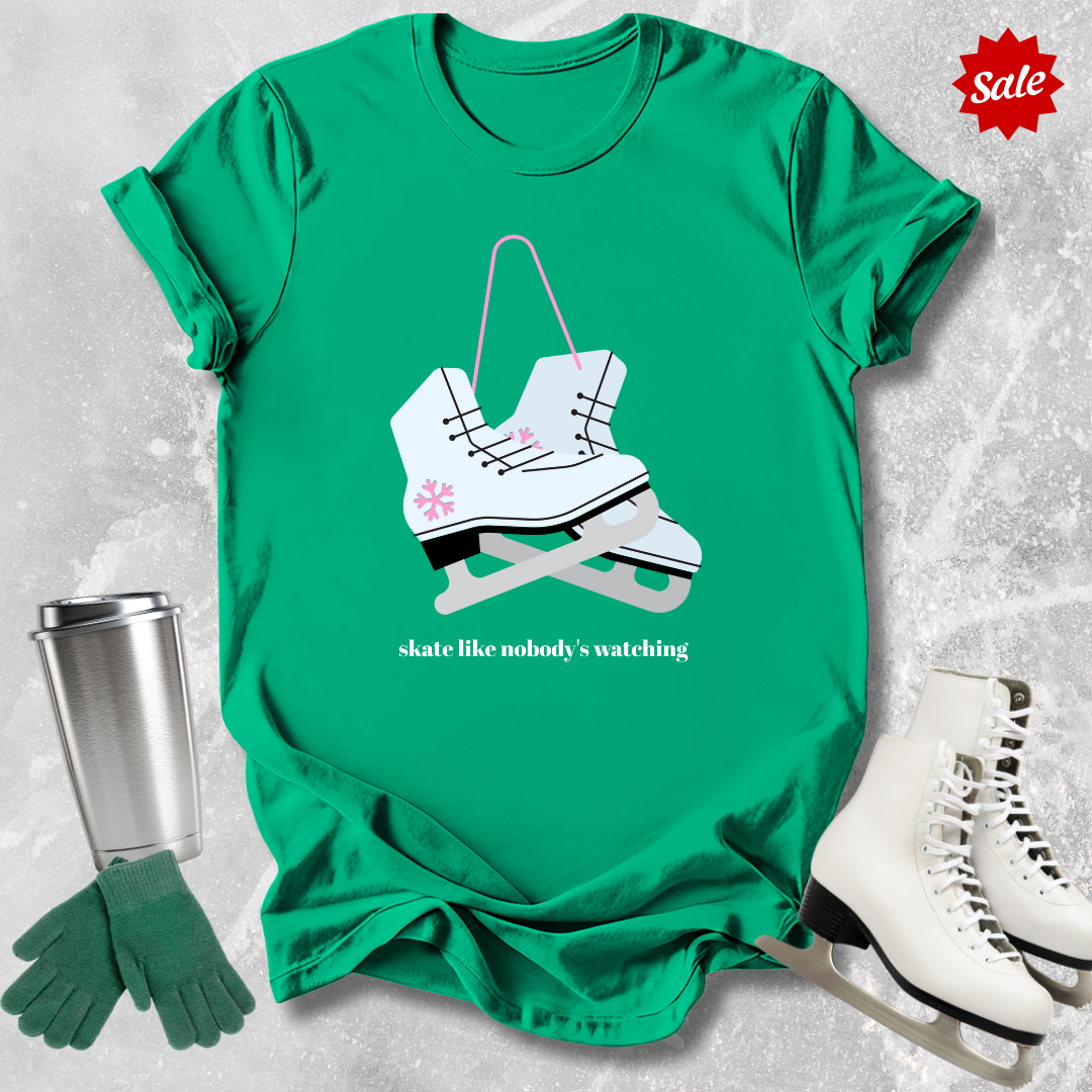 Skate Like Nobody's Watching Kids T-Shirt