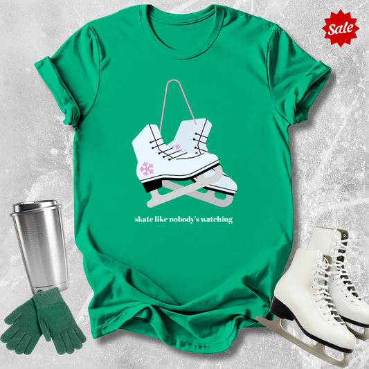 Skate Like Nobody's Watching Kids T-Shirt