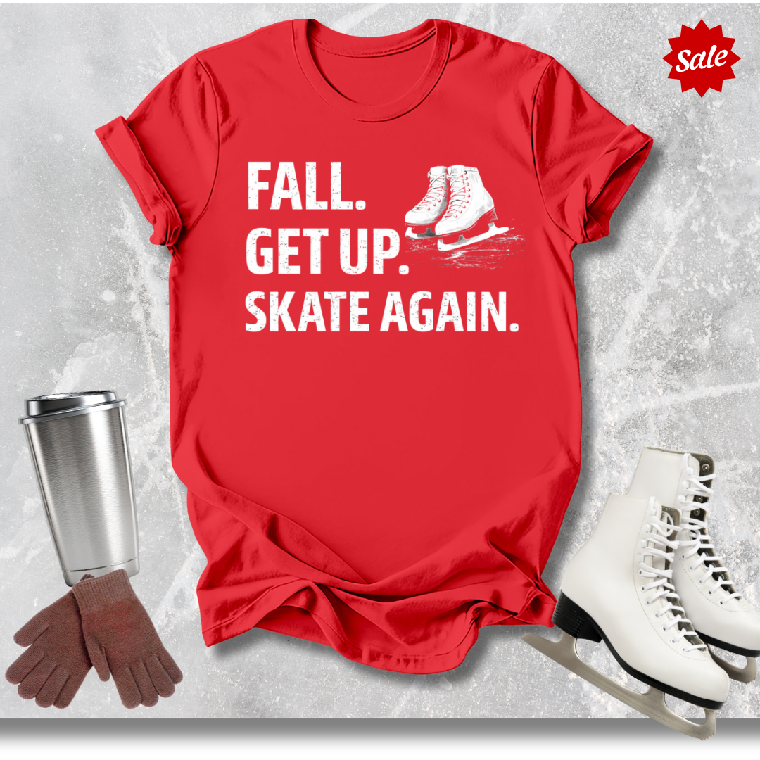 Fall Get Up Skate Again Kids T-Shirt