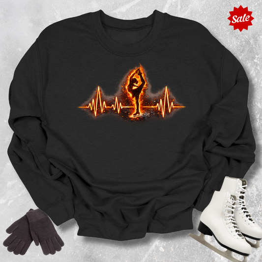 Skater Heartbeat Kids Sweatshirt