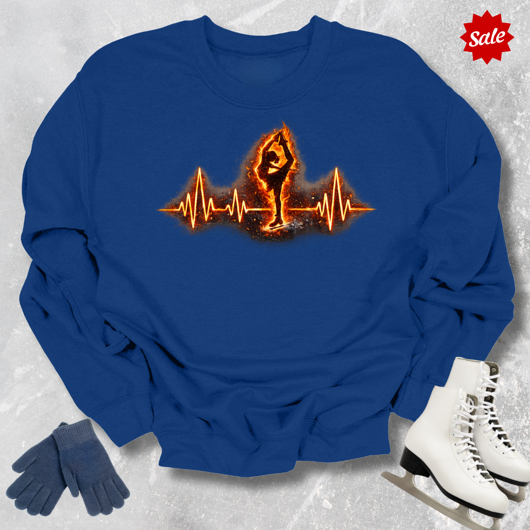 Skater Heartbeat Kids Sweatshirt