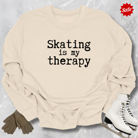 Skating Is My Therapy Sweatshirt