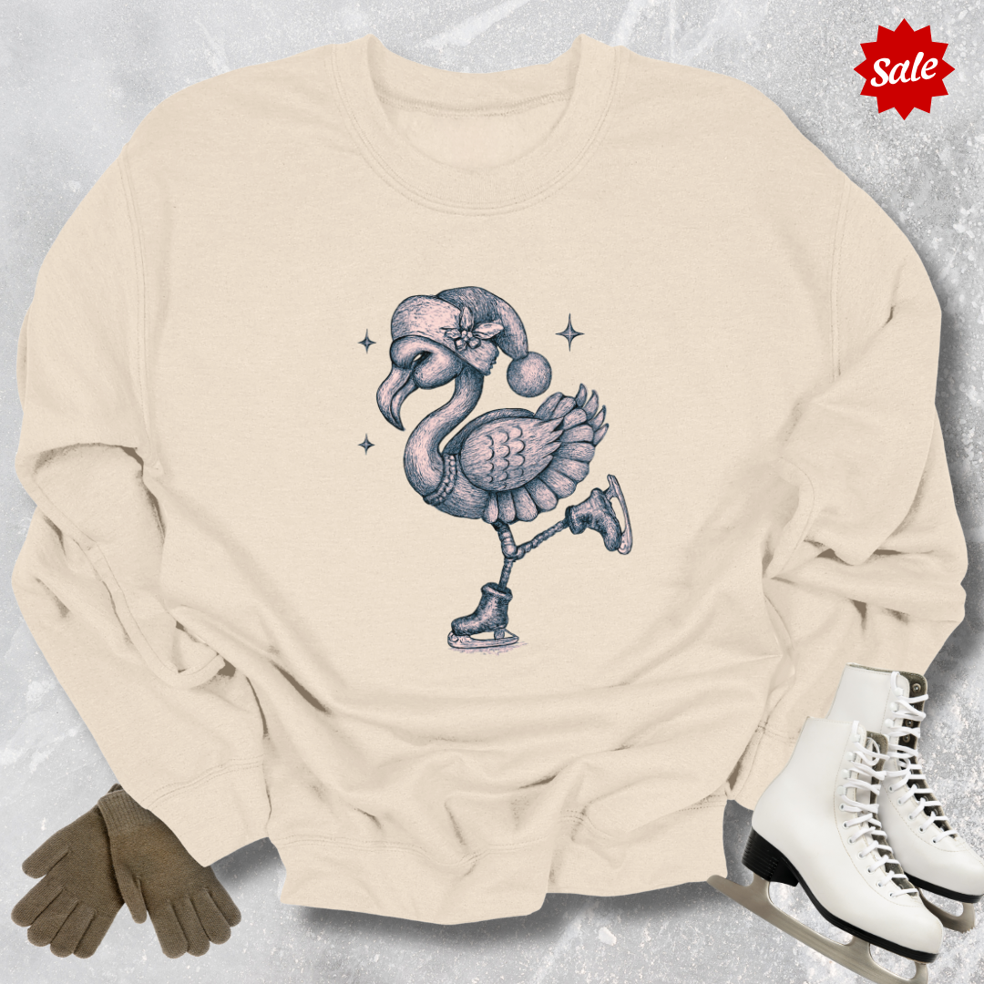 Skating Flamingo Sweatshirt