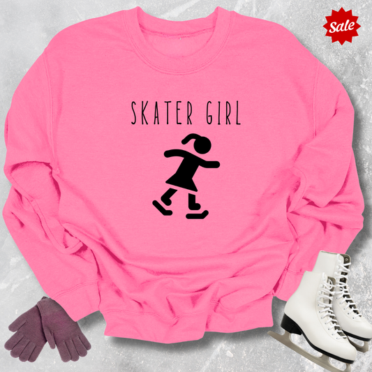 Skater Girl Kids Sweatshirt