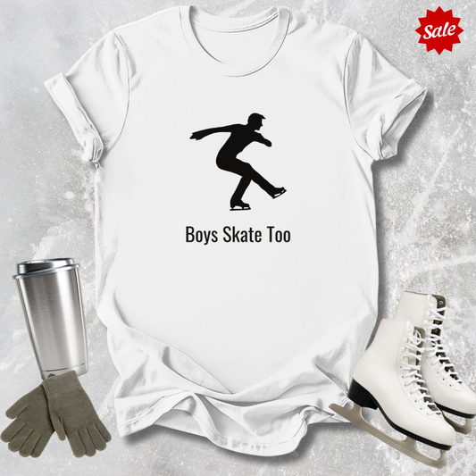 Boys Skate Too Kids T-Shirt