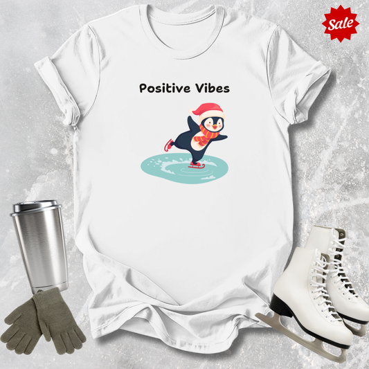 Positive Vibes Penguin T-Shirt