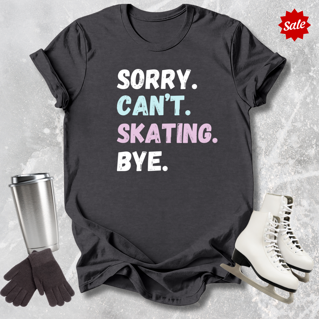 Sorry Can't Skating Bye Kids T-Shirt