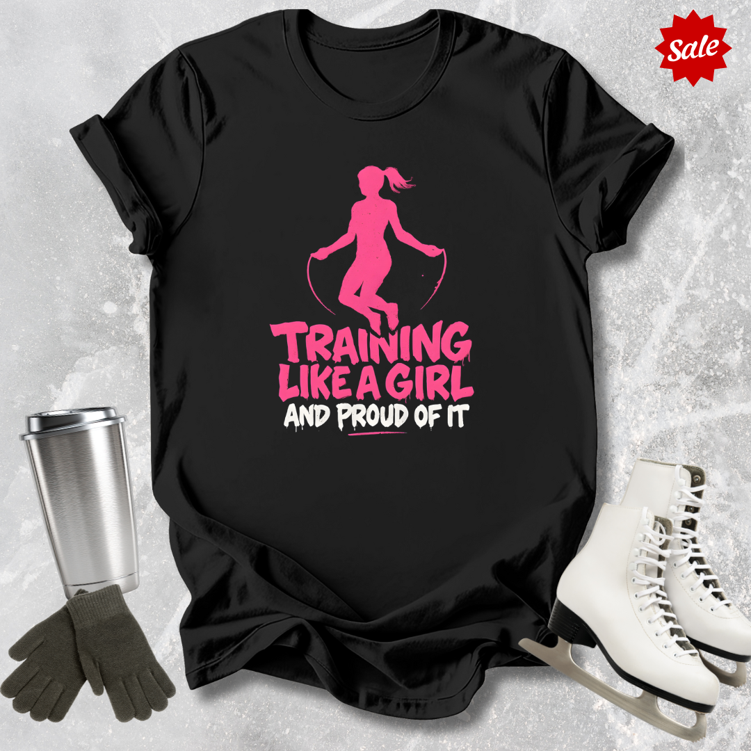 Training Like a Girl Kids T-Shirt