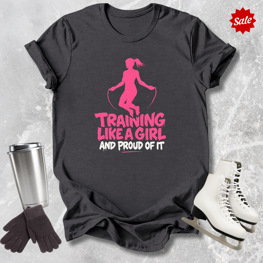Training Like a Girl Kids T-Shirt