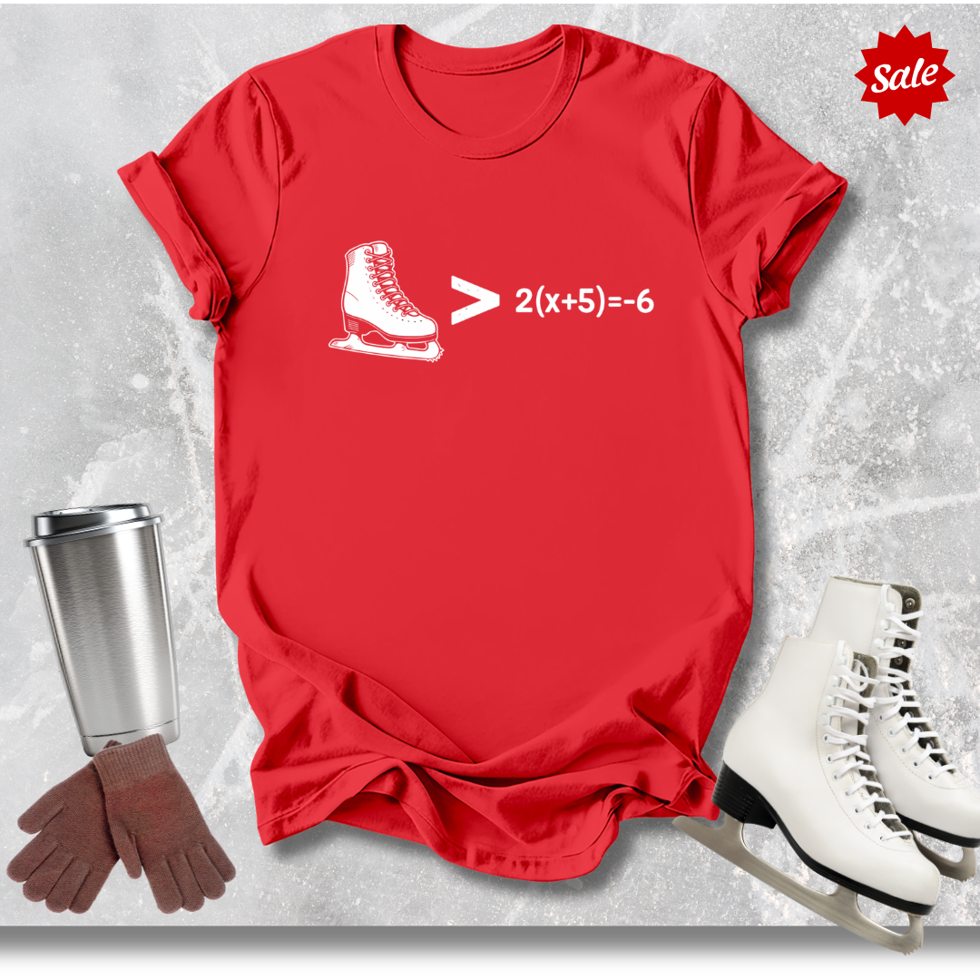 Skating Is Greater Than Math Kids T-Shirt