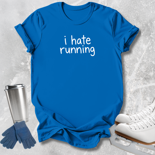 I Hate Running Kids T‑Shirt