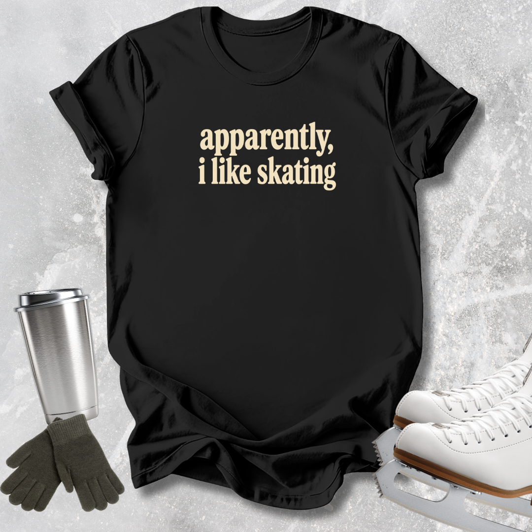 Apparently I Like Skating Kids T-shirt
