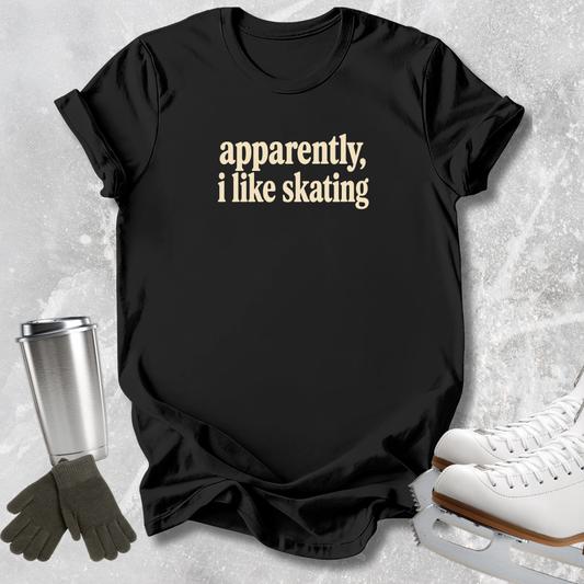 Apparently I Like Skating Kids T-shirt