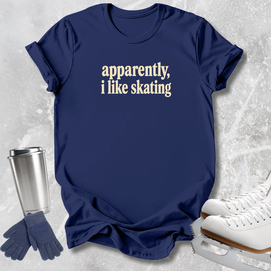 Apparently I Like Skating Kids T-shirt