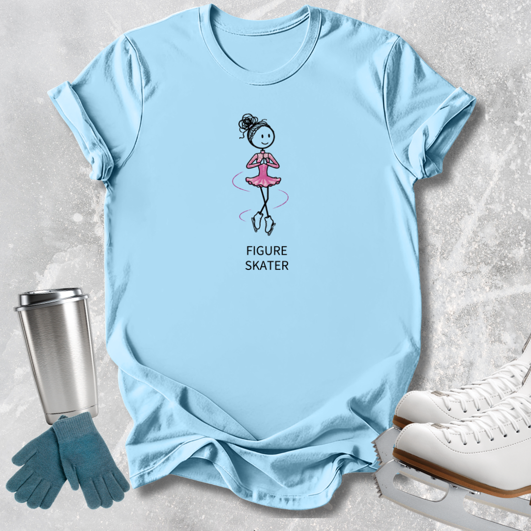 Figure Skater Sketch T-Shirt