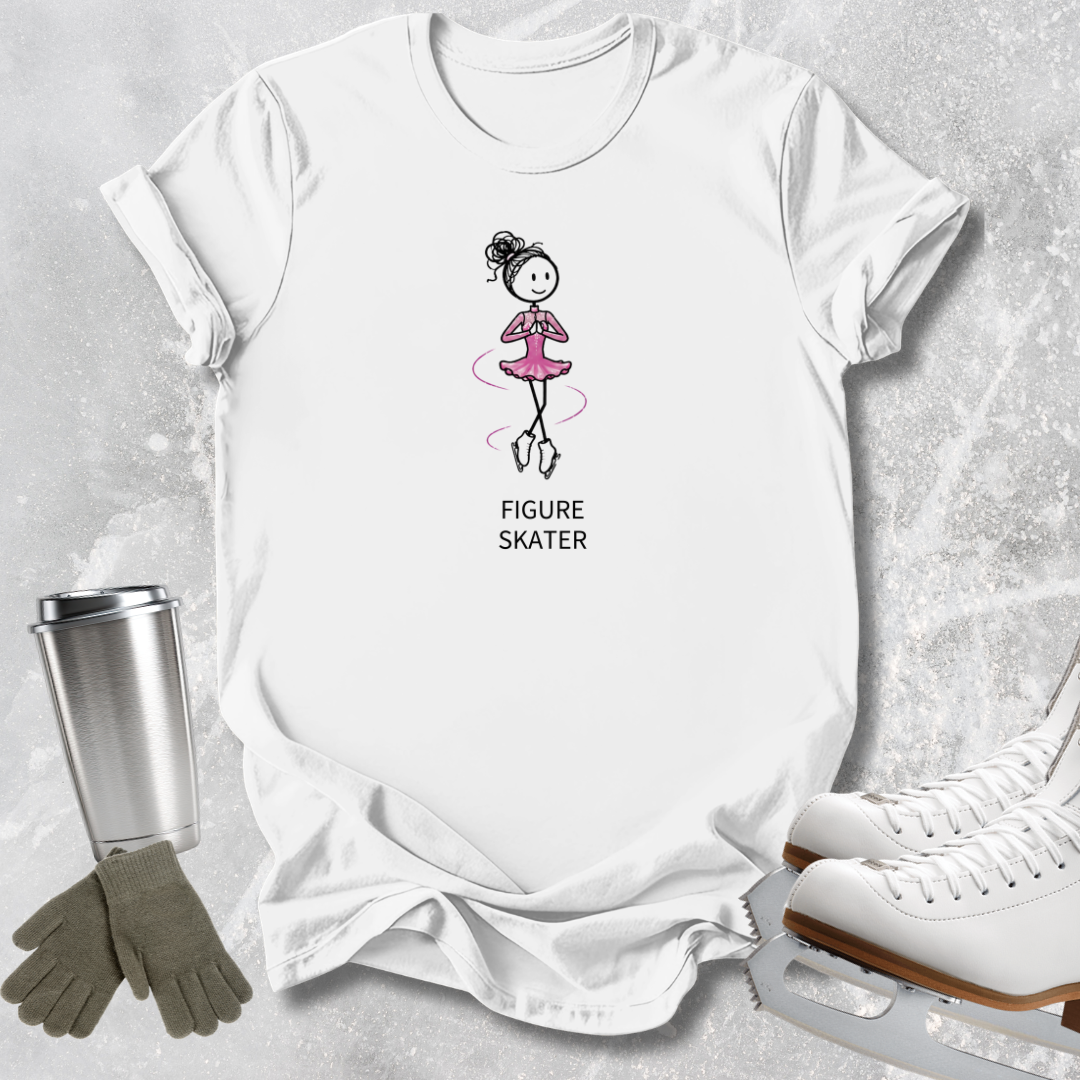 Figure Skater Sketch T-Shirt