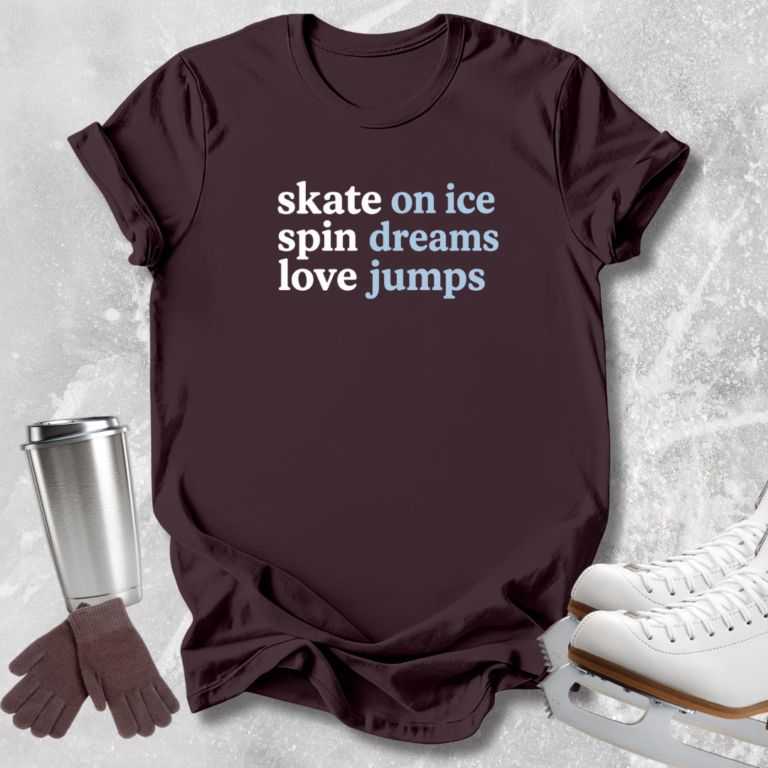 Skate Spin Love T-Shirt