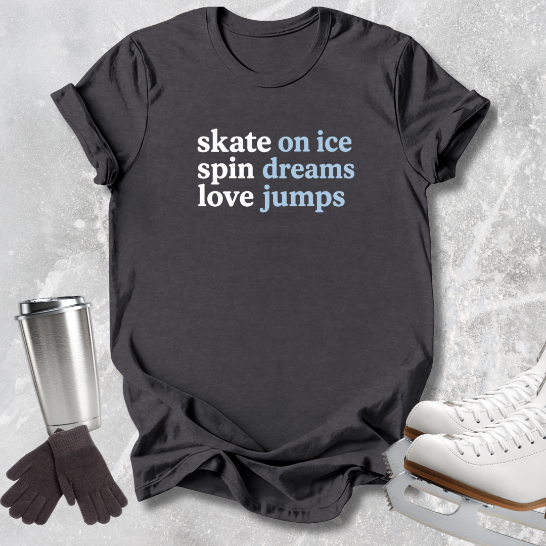 Skate Spin Love T-Shirt